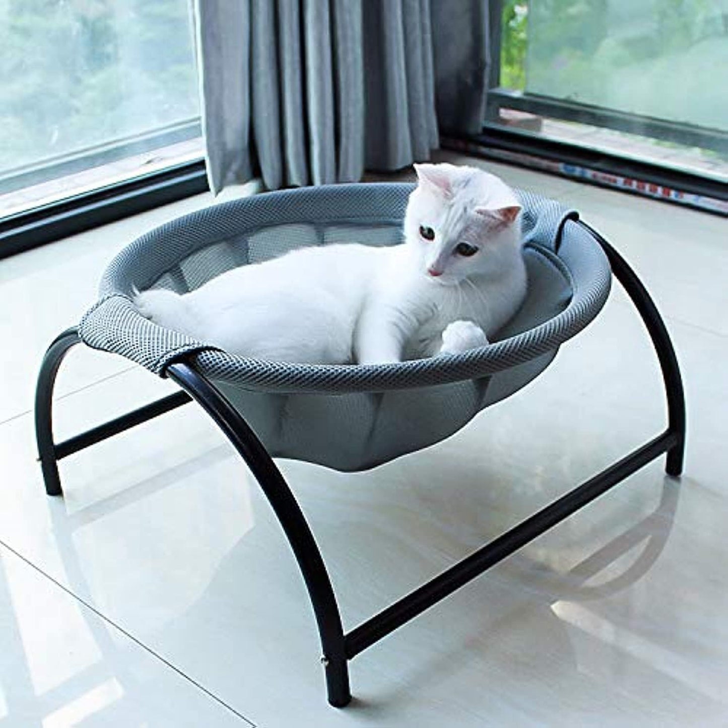 Cat Bed  Hammock, Free-Standing, Easy Assembly Indoors Outdoors