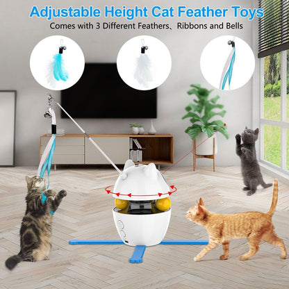 Cat Interactive Toys Laser, Kitten Teaser, Auto Play Automatic Toy