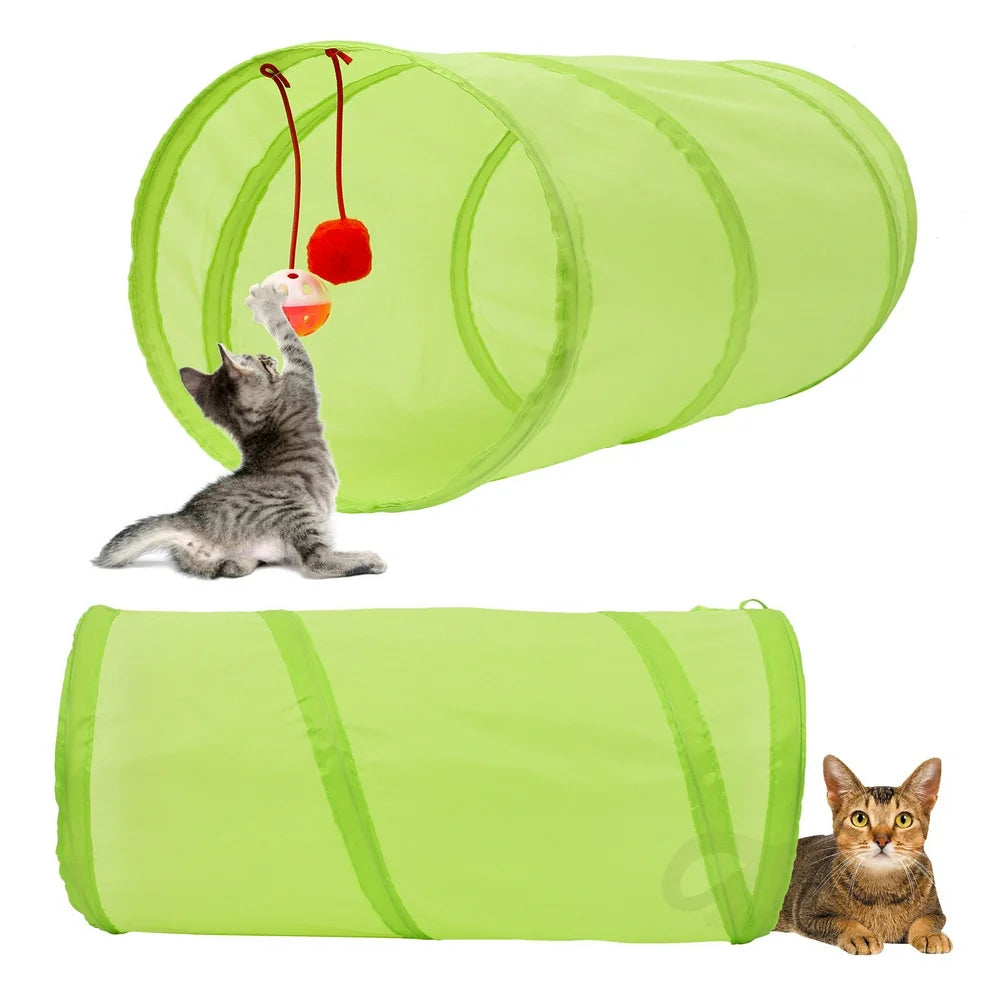 21 Pcs Cat Toys Assortments, Tunnel,  Interactive Cat Teaser,  Fluffy Mouse Crinkle Balls for Cat