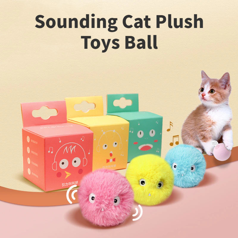 Cat Training Toy, Pet Playing Ball for Cats 