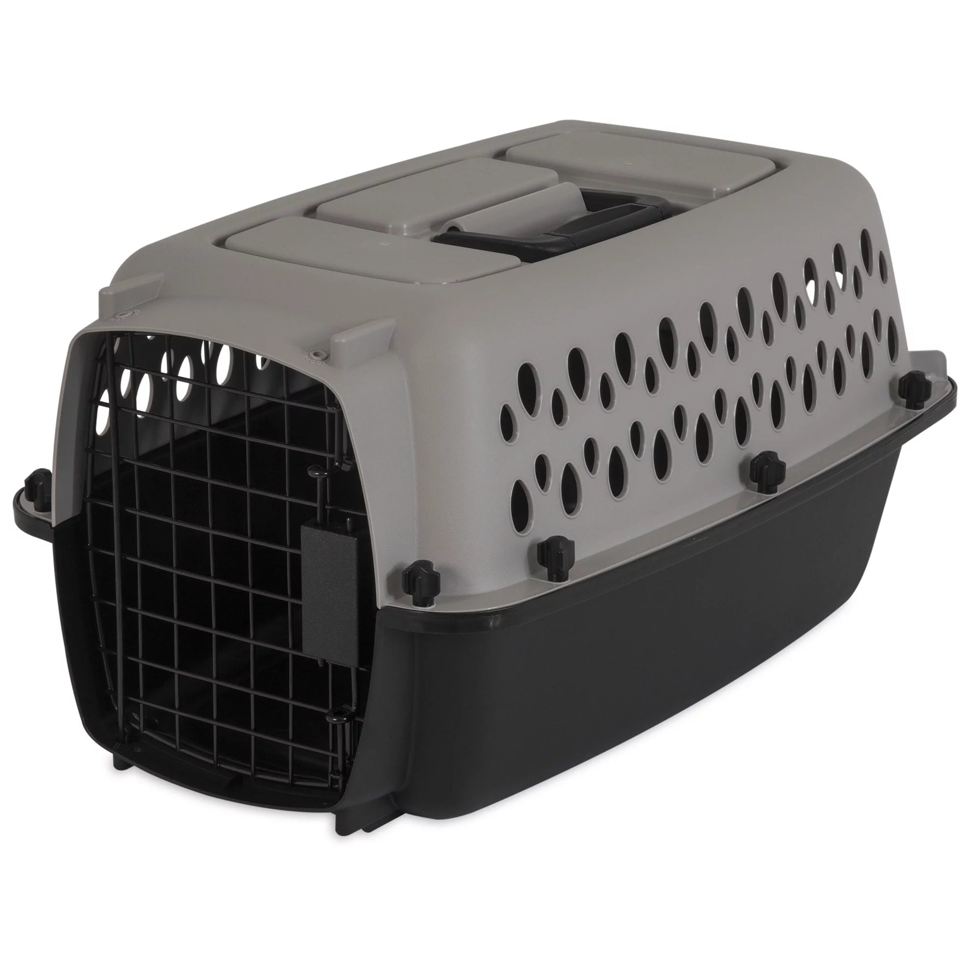 19" X-Small Plastic Crate Portable Carrier for Pets up to 10 Lbs