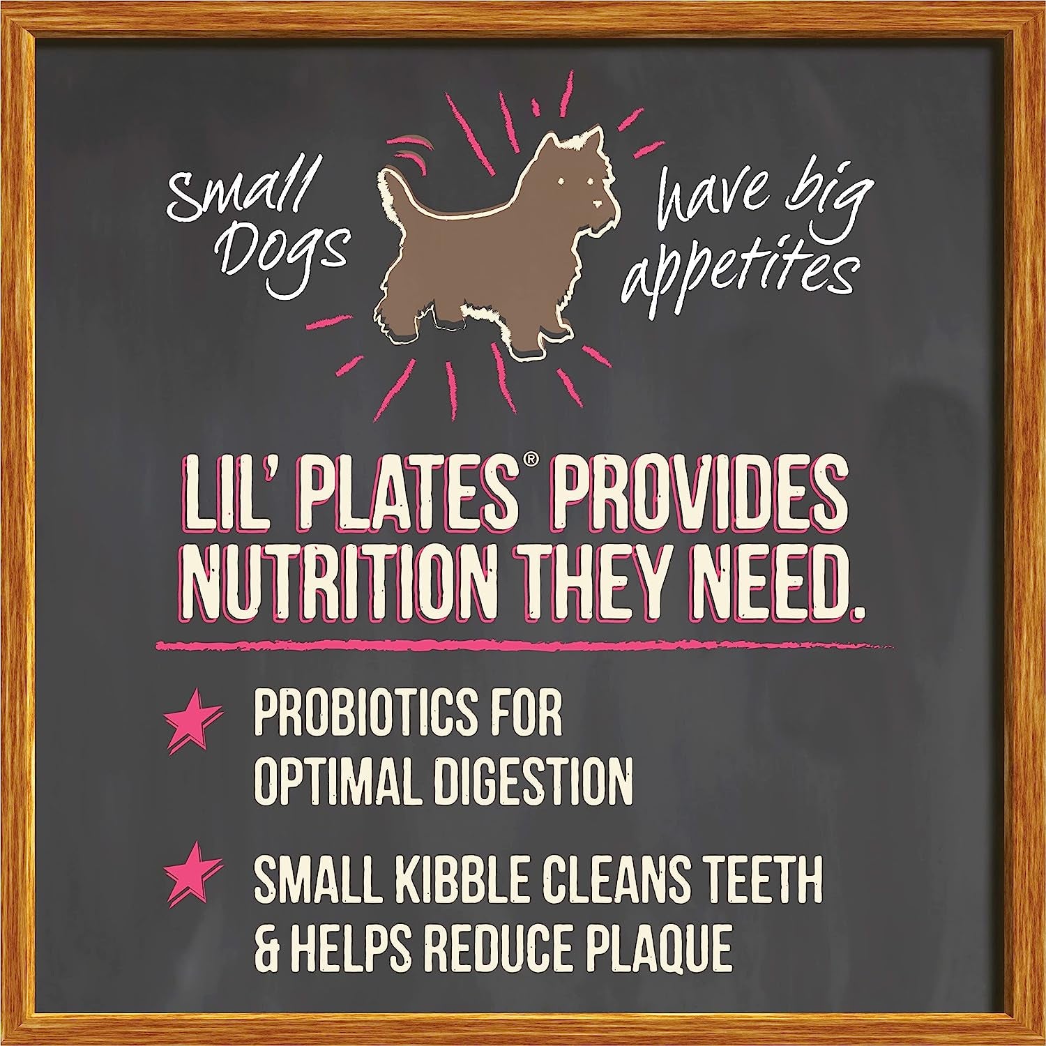 Lil’ Plates Premium Grain Free Dry Dog Food for Small Dogs, Real Texas Beef and Sweet Potato Kibble - 20.0 Lb. Bag