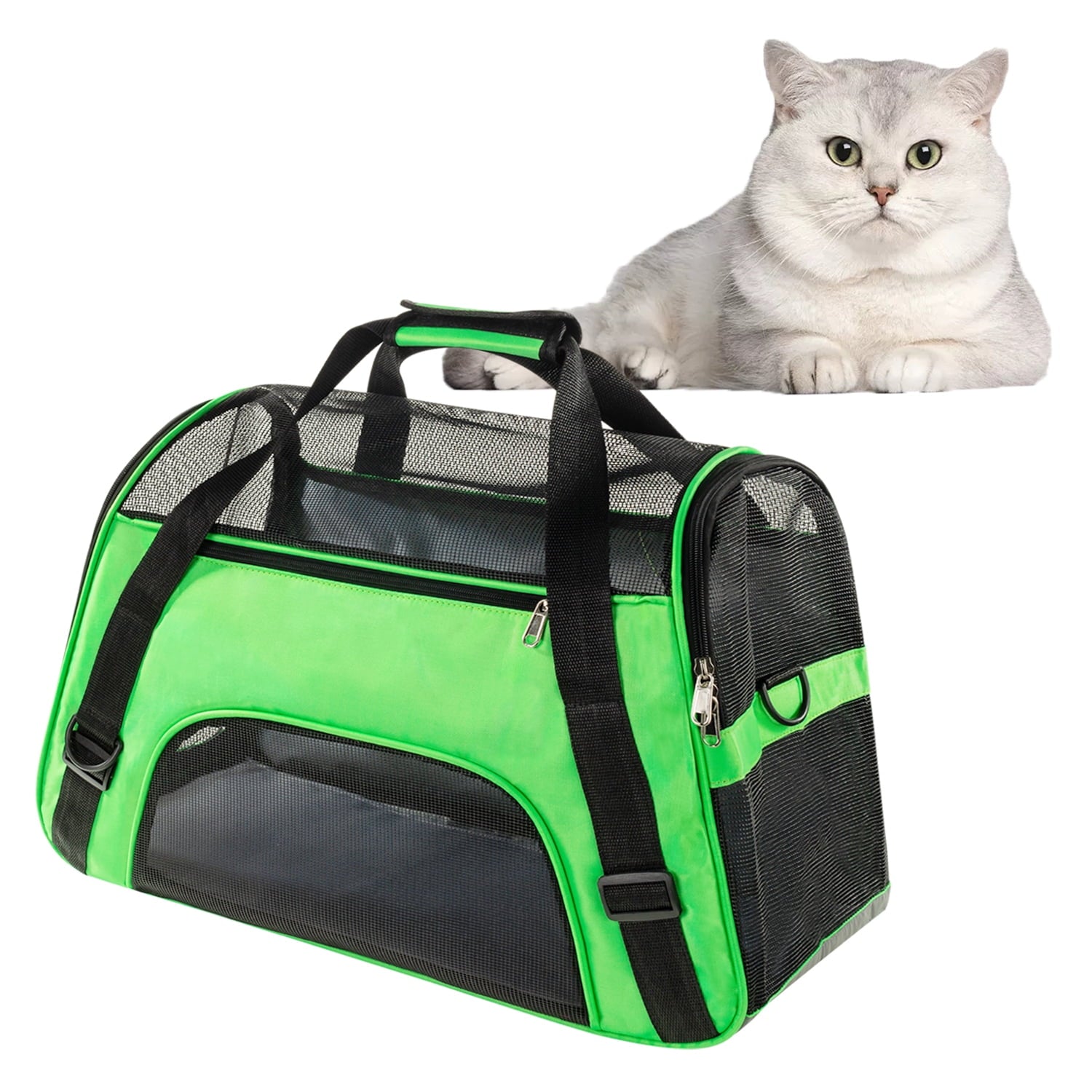 Airline Approved Pet Carrier,Soft Sided Cat Carriers for Cats 