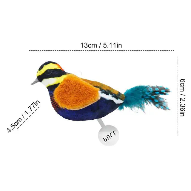 Universal Floppy Bird Cat Toys, Wand 