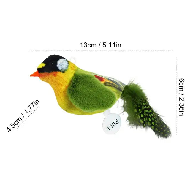 Universal Floppy Bird Cat Toys, Wand 