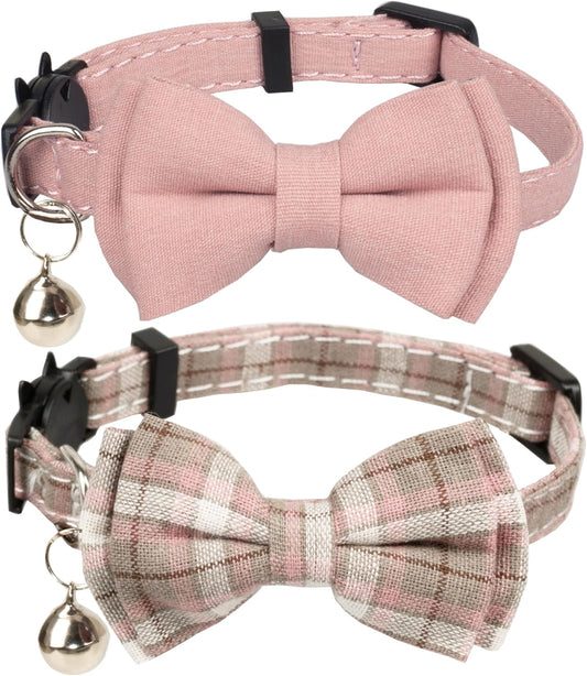 Cat Collar Breakaway Bowtie Safety with Bell 